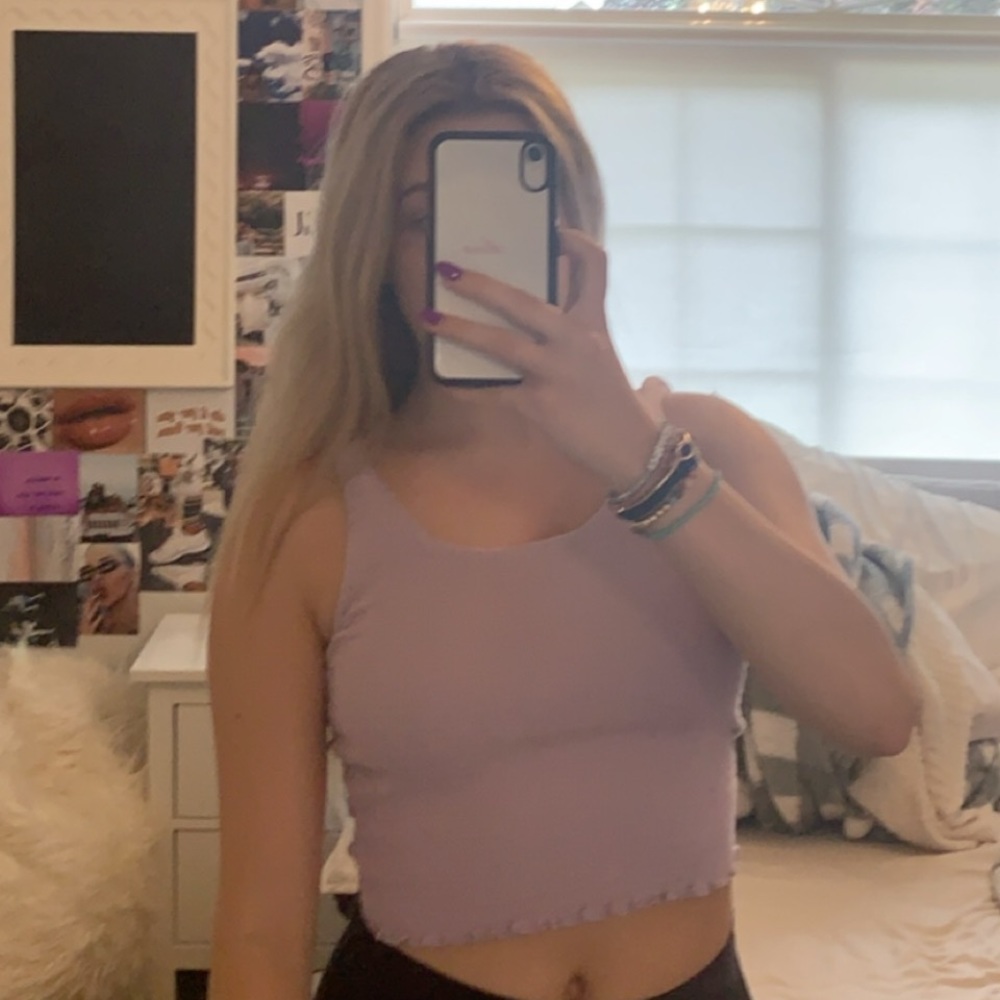 Purple tank top